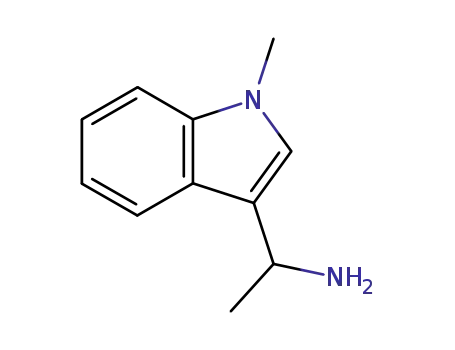 Molecular Structure of 52971-31-0 (1-(1-methyl-1H-indol-3-yl)ethanamine(SALTDATA: HCl))