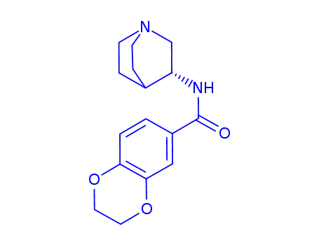 N-(3R)-1-Azabicyclo(2.2.2)oct-3-yl-2,3-dihydro-1,4-benzodioxin-6-carboxamide