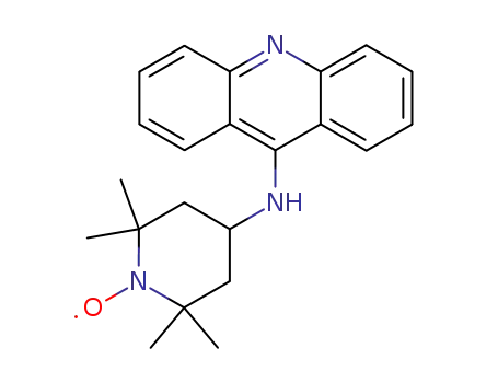 Molecular Structure of 58814-40-7 (4-(9-acridinylamino)-2,2,6,6-tetramethyl-1-piperidinyloxy)