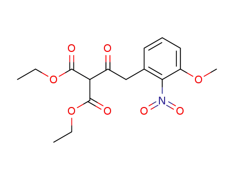 [(3-methoxy-2-nitro-phenyl)-acetyl]-malonic acid diethyl ester