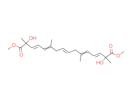 (3E,5E,8E,11E,13E)-2,15-Dihydroxy-2,6,11,15-tetramethyl-hexadeca-3,5,8,11,13-pentaenedioic acid dimethyl ester