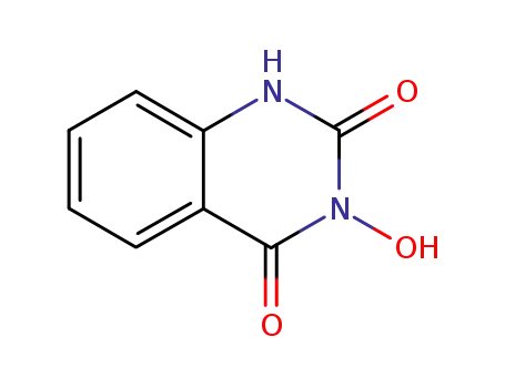 Molecular Structure of 5329-43-1 (3-hydroxyquinazoline-2,4(1H,3H)-dione)