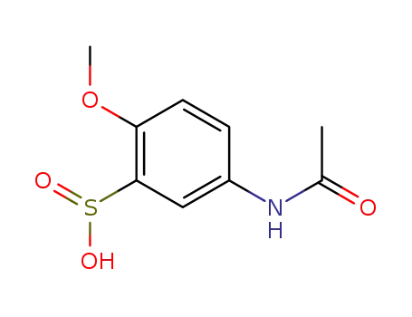 5-Acetamino-2-methoxy-benzolsulfinsaeure