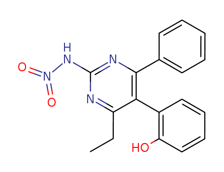 Phenol,2-[4-ethyl-2-(nitroamino)-6-phenyl-5-pyrimidinyl]- cas  53511-39-0