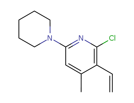 Pyridine,2-chloro-3-ethenyl-4-methyl-6-(1-piperidinyl)-