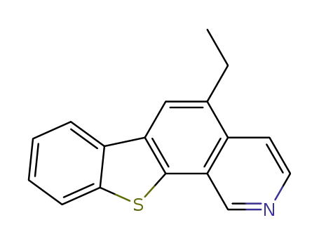 Molecular Structure of 59237-12-6 (5-ethyl[1]benzothieno[3,2-h]isoquinoline)
