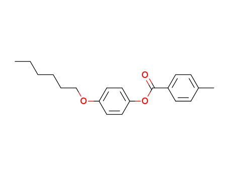 Benzoic acid,4-methyl-, 4-(hexyloxy)phenyl ester