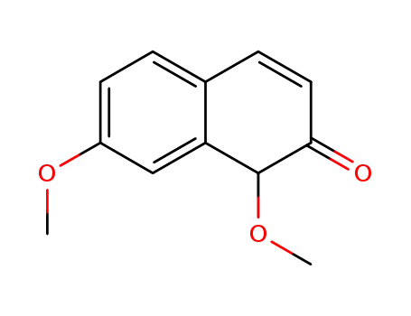 Molecular Structure of 843652-67-5 (1,7-dimethoxynaphthalen-2(1H)-one)