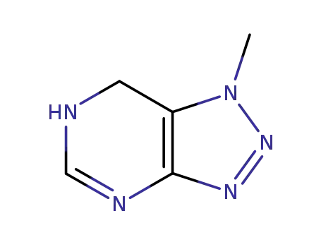 Molecular Structure of 58950-30-4 (1H-1,2,3-Triazolo[4,5-d]pyrimidine, 6,7-dihydro-1-methyl- (9CI))