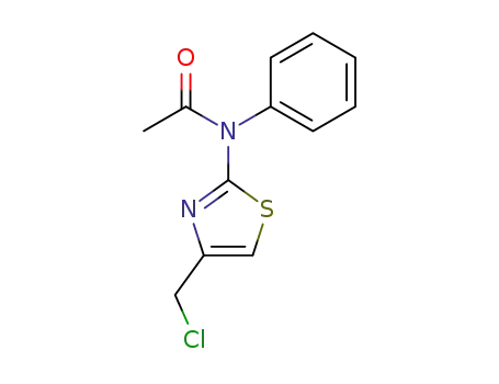 N-[4-(chloromethyl)-1,3-thiazol-2-yl]-N-phenylacetamide