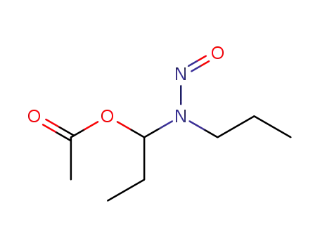 Molecular Structure of 53198-41-7 ((1-acetoxypropyl)propylnitrosamine)