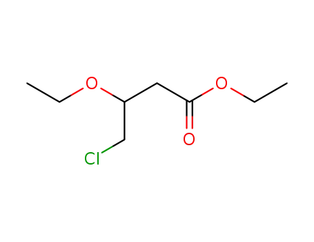 Molecular Structure of 20460-26-8 (3-ethoxy-4-chloro-butyric acid ethyl ester)