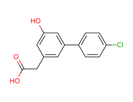 [1,1'-Biphenyl]-3-aceticacid, 4'-chloro-5-hydroxy-