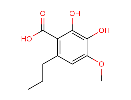 2,3-dihydroxy-4-methoxy-6-propylbenzoic acid
