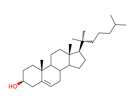 Molecular Structure of 58958-29-5 ((3beta)-20-methylcholest-5-en-3-ol)