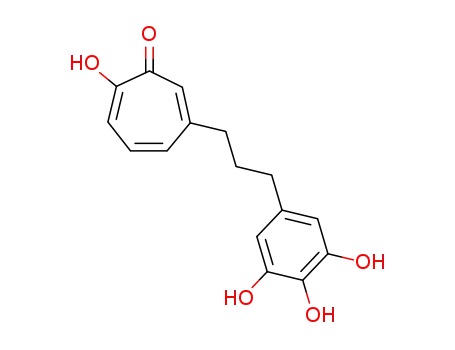 4-<3-(3,4,5-Trihydroxyphenyl)-propyl>-tropolon