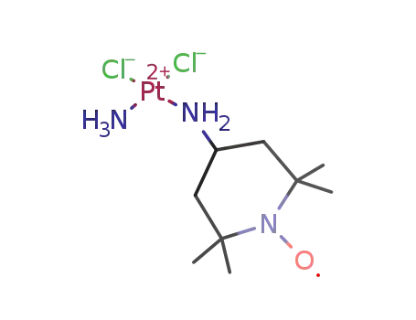 cis-ammine(4-amino-2,2,6,6-tetramethylpiperidin-1-oxyl)dichloroplatinum (II)