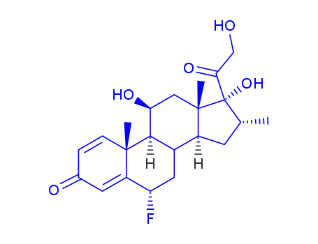 Pregna-1,4-diene-3,20-dione,6-fluoro-11,17,21-trihydroxy-16-methyl-, (6a,11b,16a)-