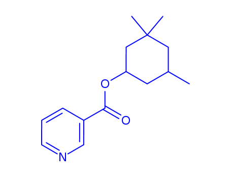 3-Pyridinecarboxylicacid, (1R,5S)-3,3,5-trimethylcyclohexyl ester, rel-