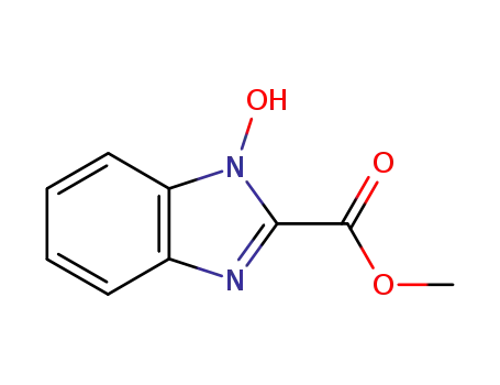 Molecular Structure of 30185-98-9 (2-Benzimidazolecarboxylicacid,1-hydroxy-,methylester(8CI))