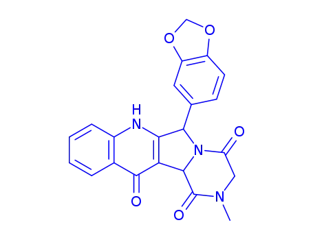 (6S,12bR)-6-(1,3-Benzodioxol-5-yl)-2,3,7,12b-tetrahydro-2-Methyl-pyrazino[1',2':1,5]pyrrolo[3,4-b]quinoline-1,4,12(6H)-trione
