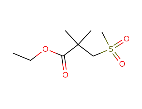 3-methanesulfonyl-2,2-dimethyl-propionic acid ethyl ester