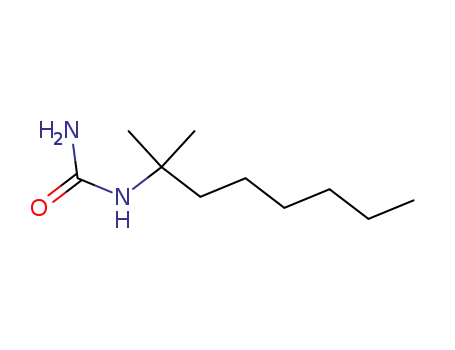 Molecular Structure of 5344-69-4 (1-(2-methyloctan-2-yl)urea)