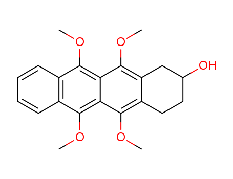 2-Naphthacenol,1,2,3,4-tetrahydro-5,6,11,12-tetramethoxy-