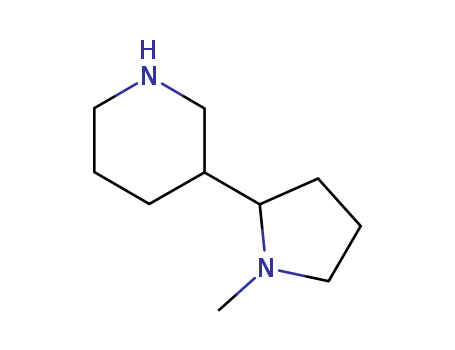 Piperidine,3-(1-methyl-2-pyrrolidinyl)- cas  5337-62-2