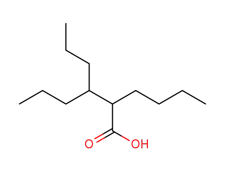 Molecular Structure of 58888-89-4 (2-BUTYL-3-PROPYLHEXANOICACID)