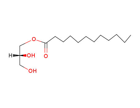 Molecular Structure of 142-18-7 (Glycery Monolaurate)