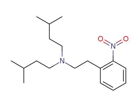 Benzeneethanamine,N,N-bis(3-methylbutyl)-2-nitro- cas  5345-00-6