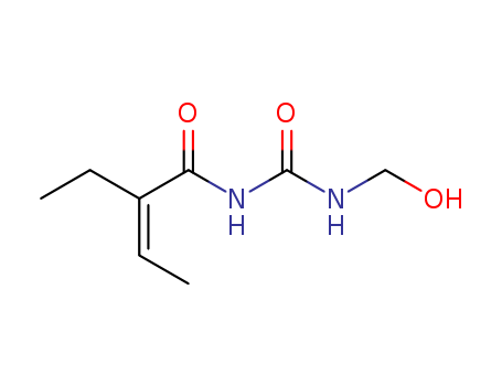 2-Ethyl-N-[[(hydroxymethyl)amino]carbonyl]-2-butenamide