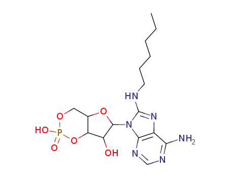 Molecular Structure of 59212-44-1 (8-HA-CAMP SODIUM SALT)
