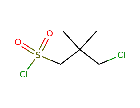 Molecular Structure of 24765-76-2 (3-chloro-2,2-dimethylpropane-1-sulfonyl chloride)