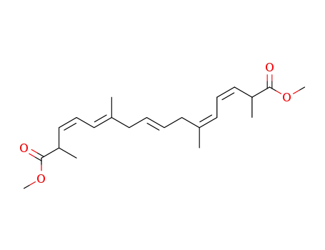 (3Z,5Z,8E,11E,13Z)-2,6,11,15-Tetramethyl-hexadeca-3,5,8,11,13-pentaenedioic acid dimethyl ester