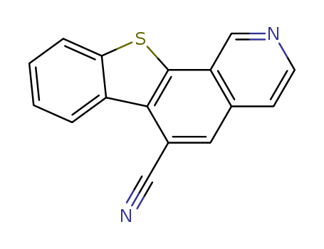 11-Thia-2-aza-benzo[a]fluorene-6-carbonitrile