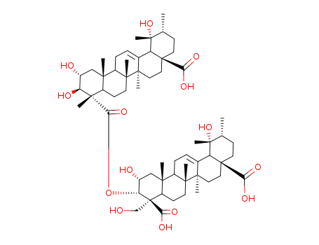 Urs-12-ene-23,28-dioicacid, 3-[[(2a,3b,4a)-17-carboxy-2,3,19-trihydroxy-23-oxo-28-norurs-12-en-23-yl]oxy]-2,19,24-trihydroxy-,(2a,3a,4b)- (9CI)