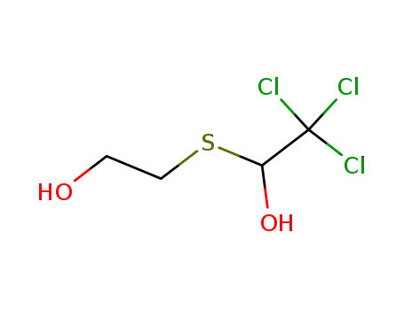 Molecular Structure of 53256-94-3 (2,2,2-trichloro-1-[(2-hydroxyethyl)sulfanyl]ethanol)