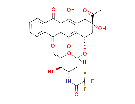 N-[(2S,3R,4S,6R)-6-((1S,3S)-3-Acetyl-3,5,12-trihydroxy-6,11-dioxo-1,2,3,4,6,11-hexahydro-naphthacen-1-yloxy)-3-hydroxy-2-methyl-tetrahydro-pyran-4-yl]-2,2,2-trifluoro-acetamide