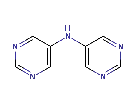 Molecular Structure of 1298134-92-5 (dipyrimidin-5-ylamine)