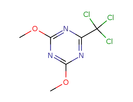 Molecular Structure of 5311-25-1 (2,4-dimethoxy-6-(trichloromethyl)-1,3,5-triazine)