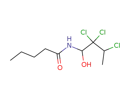 N-(2,2,3-trichloro-1-hydroxybutyl)pentanamide
