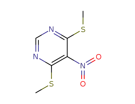 4,6-Bis(methylsulfanyl)-5-nitropyrimidine