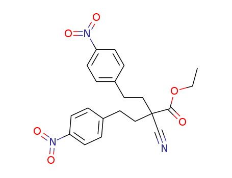 Benzenebutanoic acid, a-cyano-4-nitro-a-[2-(4-nitrophenyl)ethyl]-, ethylester cas  5345-36-8