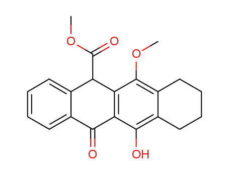 5-Naphthacenecarboxylic acid,
5,7,8,9,10,12-hexahydro-11-hydroxy-6-methoxy-12-oxo-, methyl ester