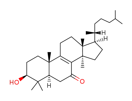 Molecular Structure of 58262-43-4 (7-oxo-24,25-dihydrolanosterol)