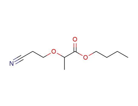 Propanoic acid,2-(2-cyanoethoxy)-, butyl ester