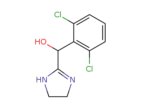 Molecular Structure of 53103-46-1 ((2,6-dichlorophenyl)(4,5-dihydro-1H-imidazol-2-yl)methanol)