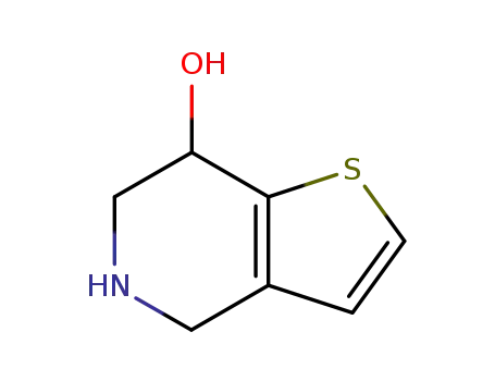 Molecular Structure of 59038-45-8 (4,5,6,7-Tetrahydrothieno[3,2-c]pyridin-7-ol)
